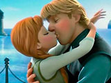 Холодное сердце: Анна и Кристоф целуются