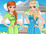 Эльза и Анна: подружки невесты