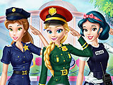 Дисней принцессы в полицейской академии