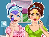 Кристалл и Оливия: реальный макияж
