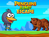 Пингвины прыгают и совершают побег