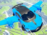 Реальный спортивный летающий автомобиль 3d