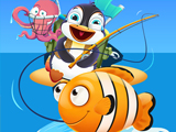 Рыбалка с пингвином